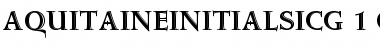 AquitaineInitialsICG Regular Font AquitaineInitialsICG Regular Font