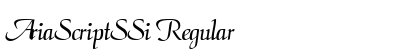 AriaScriptSSi Regular