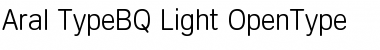 Aral-Type BQ Light Font