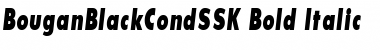 BouganBlackCondSSK Font