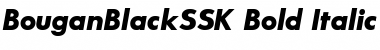 BouganBlackSSK Font