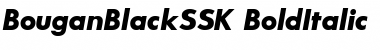 BouganBlackSSK Font