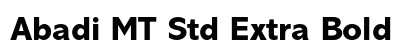 Abadi MT Std Extra Bold Preview