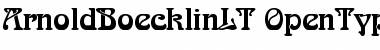 Arnold Boecklin LT Regular Font