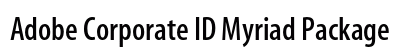 Adobe Corporate ID Myriad Package