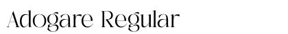 Adogare Regular