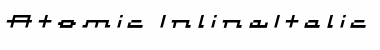 Atomic InlineItalic Font