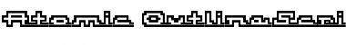 Atomic OutlineScript Font Atomic OutlineScript Font