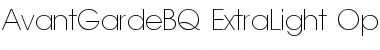 Avant Garde BQ Regular Font