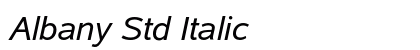 Albany Std Italic