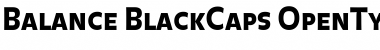 Balance BlackCaps Font