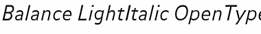 Balance Font