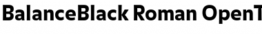 Download BalanceBlack Font