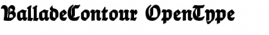 Download Ballade Contour Font Download Ballade Contour Font