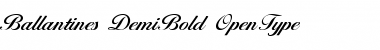 Ballantines-DemiBold Regular Font