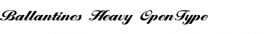 Download Ballantines-Heavy Font Download Ballantines-Heavy Font