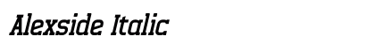 Alexside Italic