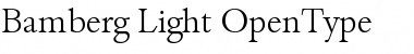 Bamberg-Light Regular Font