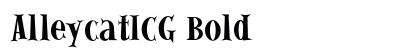 AlleycatICG Bold preview