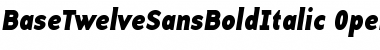 BaseTwelveSans Font