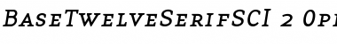 BaseTwelve Medium Font