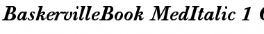 Berthold Baskerville Book Medium Italic Font
