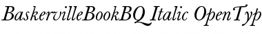 Baskerville Book BQ Regular Font