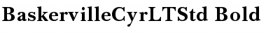 Download Baskerville Cyrillic LT Std Font