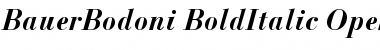 BauerBodoni Font