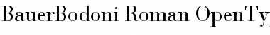BauerBodoni Regular Font