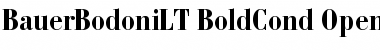 Bauer Bodoni LT Font