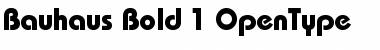 Bauhaus Regular Font