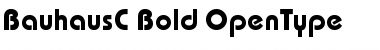 BauhausC Bold Font