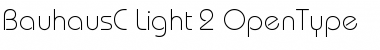 BauhausC Light Font