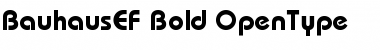 Download BauhausEF-Bold Font