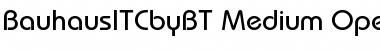 ITC Bauhaus Medium Font