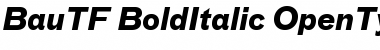 BauTF-BoldItalic Font
