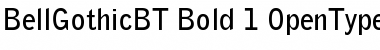 Bell Gothic Bold Font