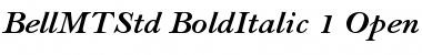 Bell MT Std Font