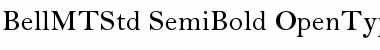 Bell MT Std Semibold Font