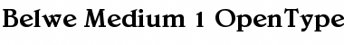 Belwe Medium Font
