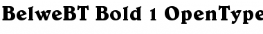 Belwe Bold Font