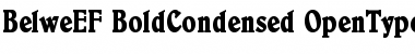 BelweEF-BoldCondensed Font