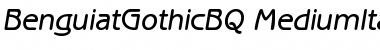 Benguiat Gothic BQ Regular Font