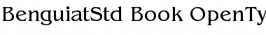 ITC Benguiat Std Book Font