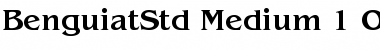 ITC Benguiat Std Medium Font