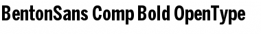 BentonSans Comp Bold Regular Font