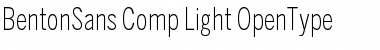 BentonSans Comp Light Font