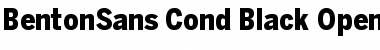 BentonSans Cond Black Font