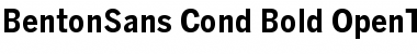BentonSans Cond Bold Regular Font